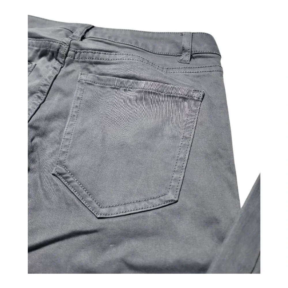 Witchery Skinny Jeans Womens US 4 Grey Ankle Zip European Denim Chic Minimalist